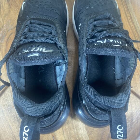 Nike Air Max 270 Womens Black White Size 7 Athletic Shoes Sneakers AH6789-001 - Picture 6 of 10